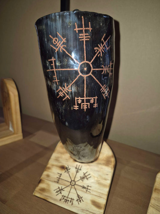 Drinking Horn - Vegvisir (Copper)