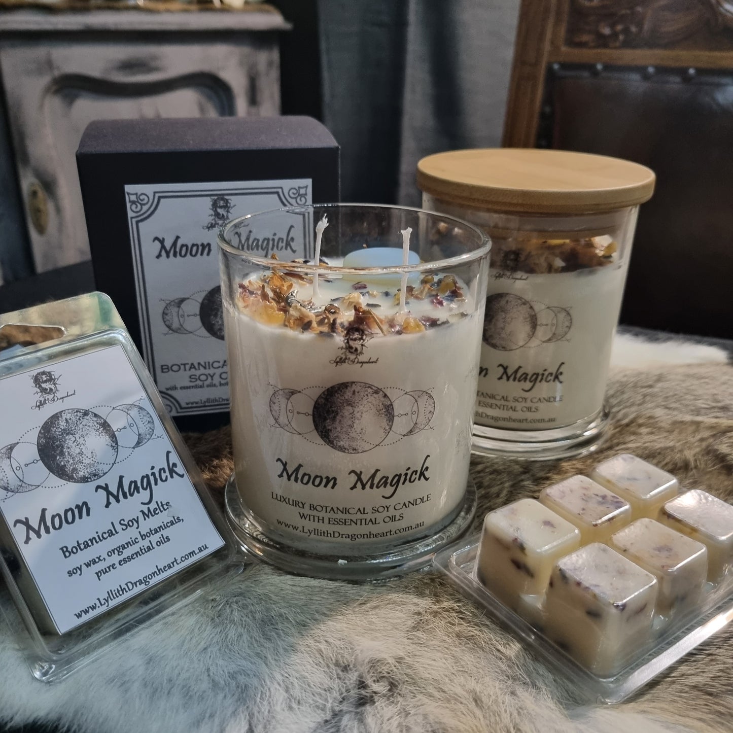 Botanical Soy Candle - Moon Magick