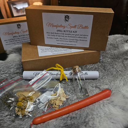 Manifesting Spell Bottle Kit