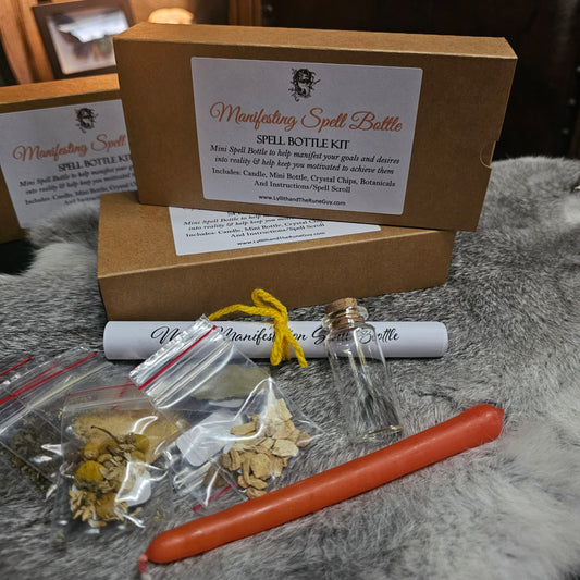 Manifesting Spell Bottle Kit