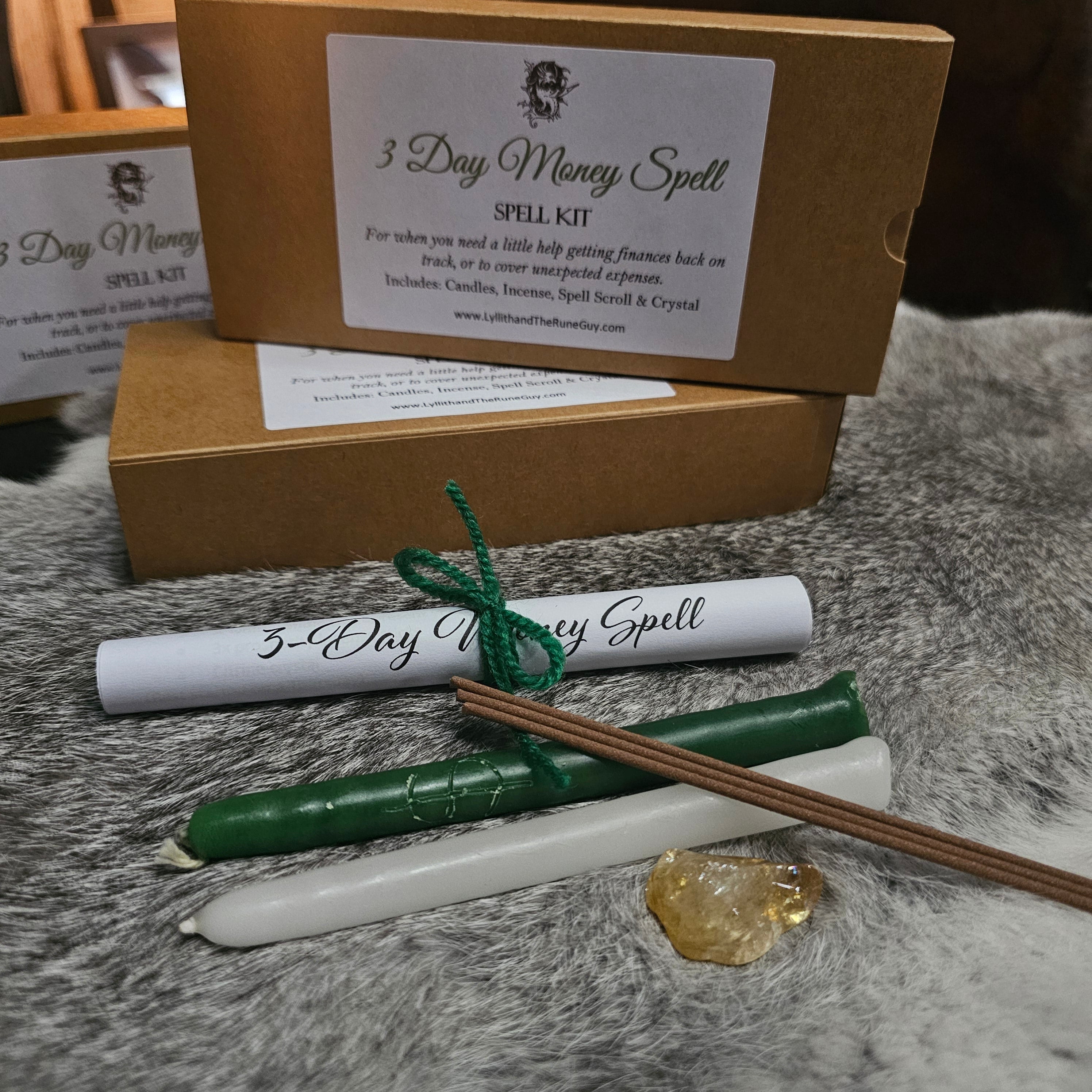 Fast Money Spell Kit – Lyllith & The Rune Guy