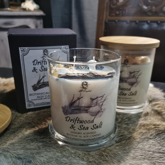 Botanical Soy Candle - Driftwood & Sea Salt