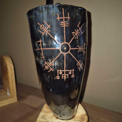 Drinking Horn - Vegvisir (Copper)