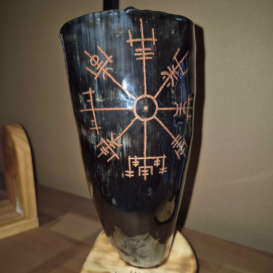 Drinking Horn - Vegvisir (Copper)